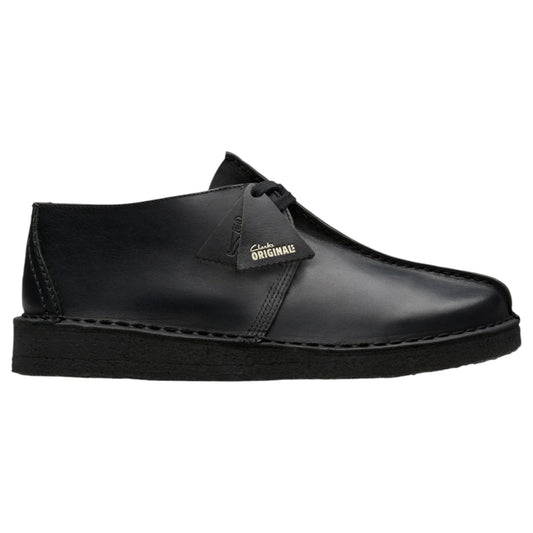 Mens Clarks Desert Trek Shoes Black
