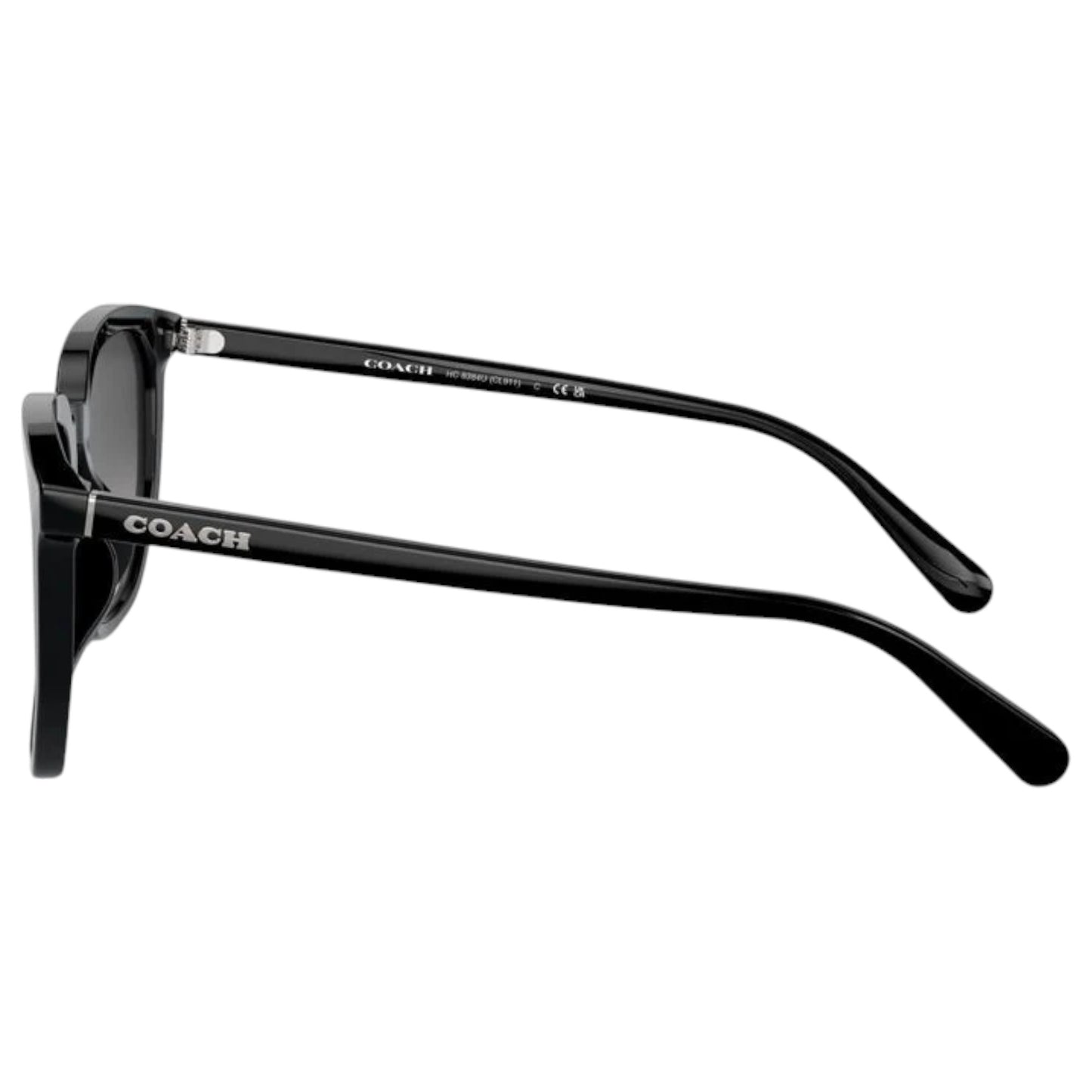 Mens Coach HC8384U Sunglasses Black/Dark Grey
