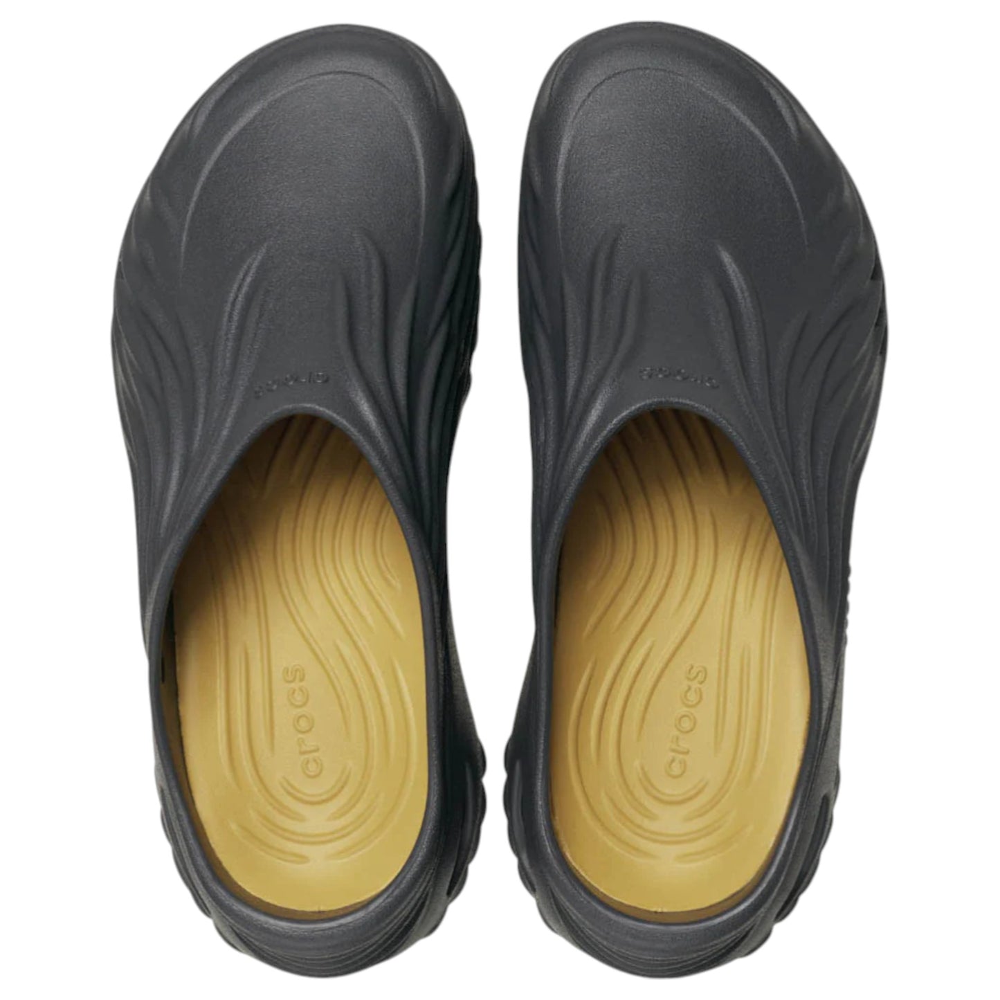 Mens Crocs Echo Wave Sandals Black