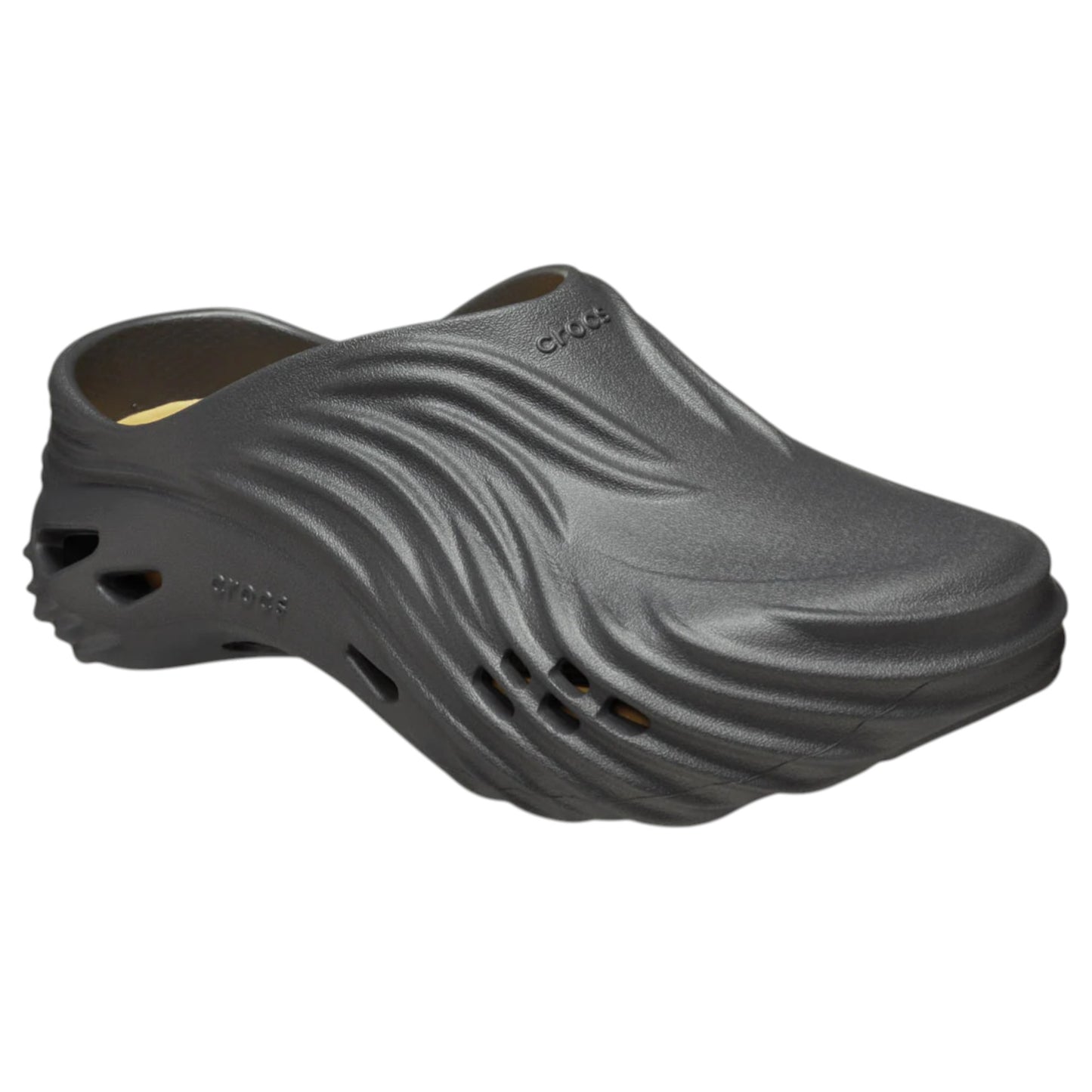 Mens Crocs Echo Wave Sandals Black