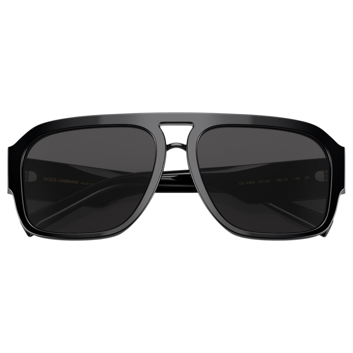 Mens Dolce & Gabbana DG4403 Sunglasses Black/ Dark Grey