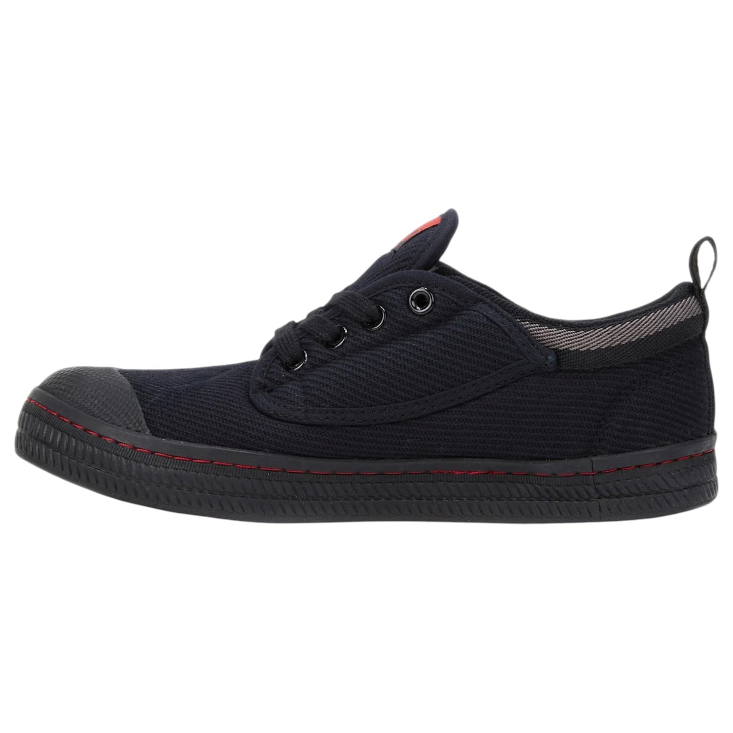 Mens Volley Classic Canvas Shoes Black / Grey