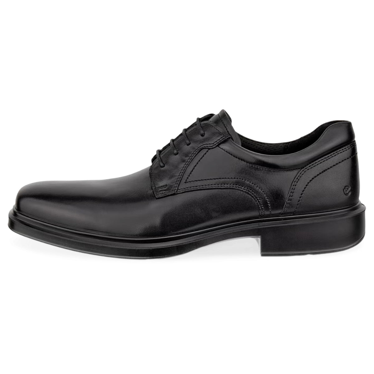 Mens Ecco Helsinki 2 Leather Formal Black Derby Shoe