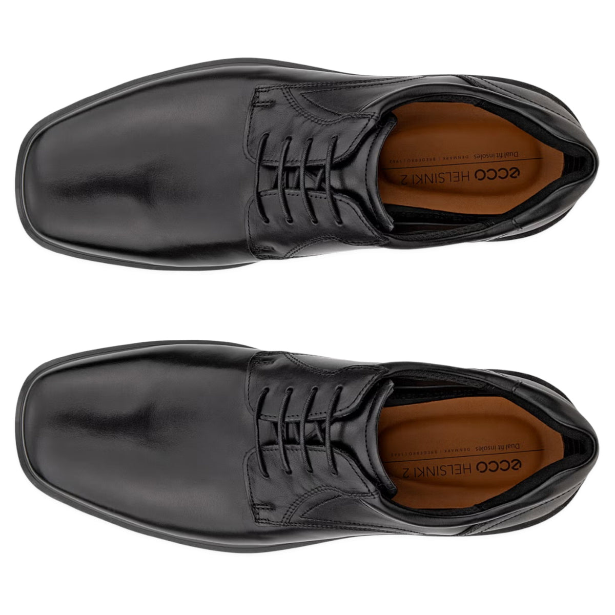 Mens Ecco Helsinki 2 Leather Formal Black Derby Shoe