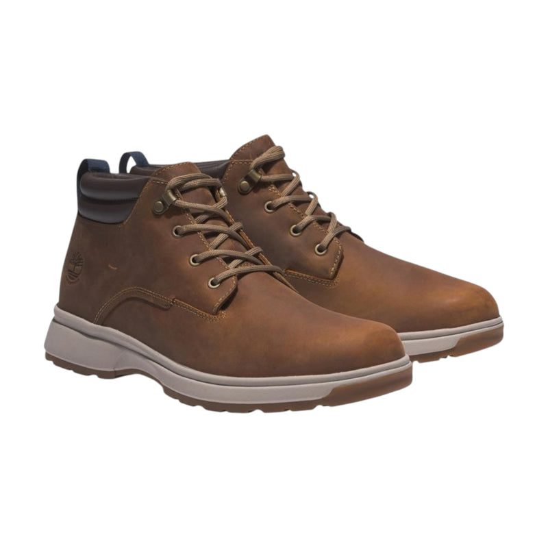 Timberland Mens Greenstride Atwells Ave Rust Full Grain Waterproof Chukka Boot