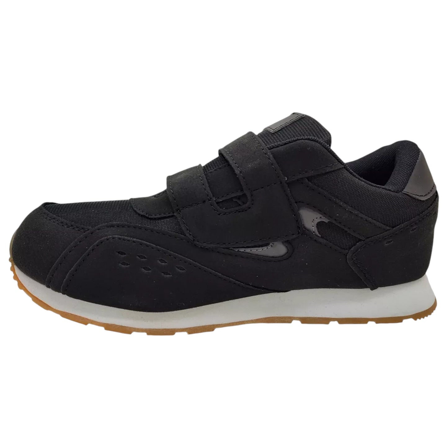 Mens Grosby Cobber Velcro Shoes Black