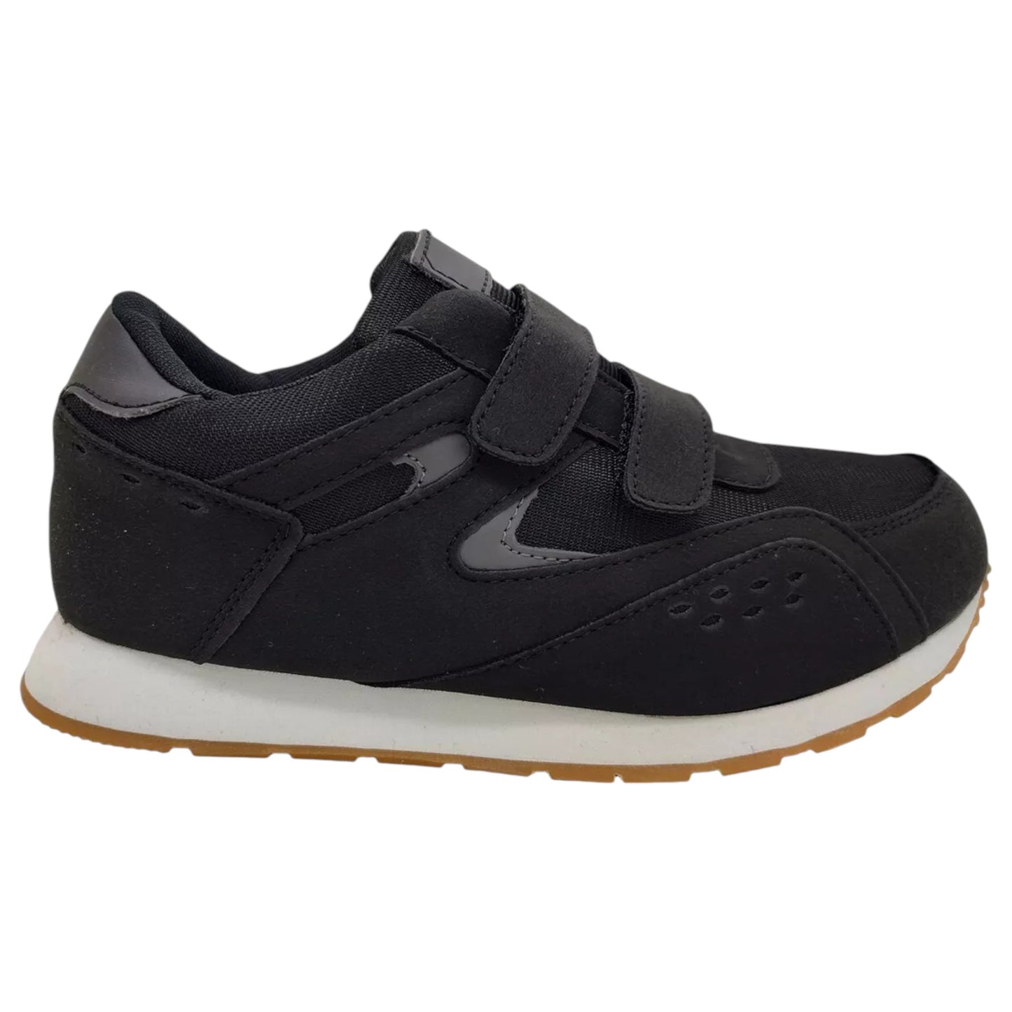 Mens Grosby Cobber Velcro Shoes Black