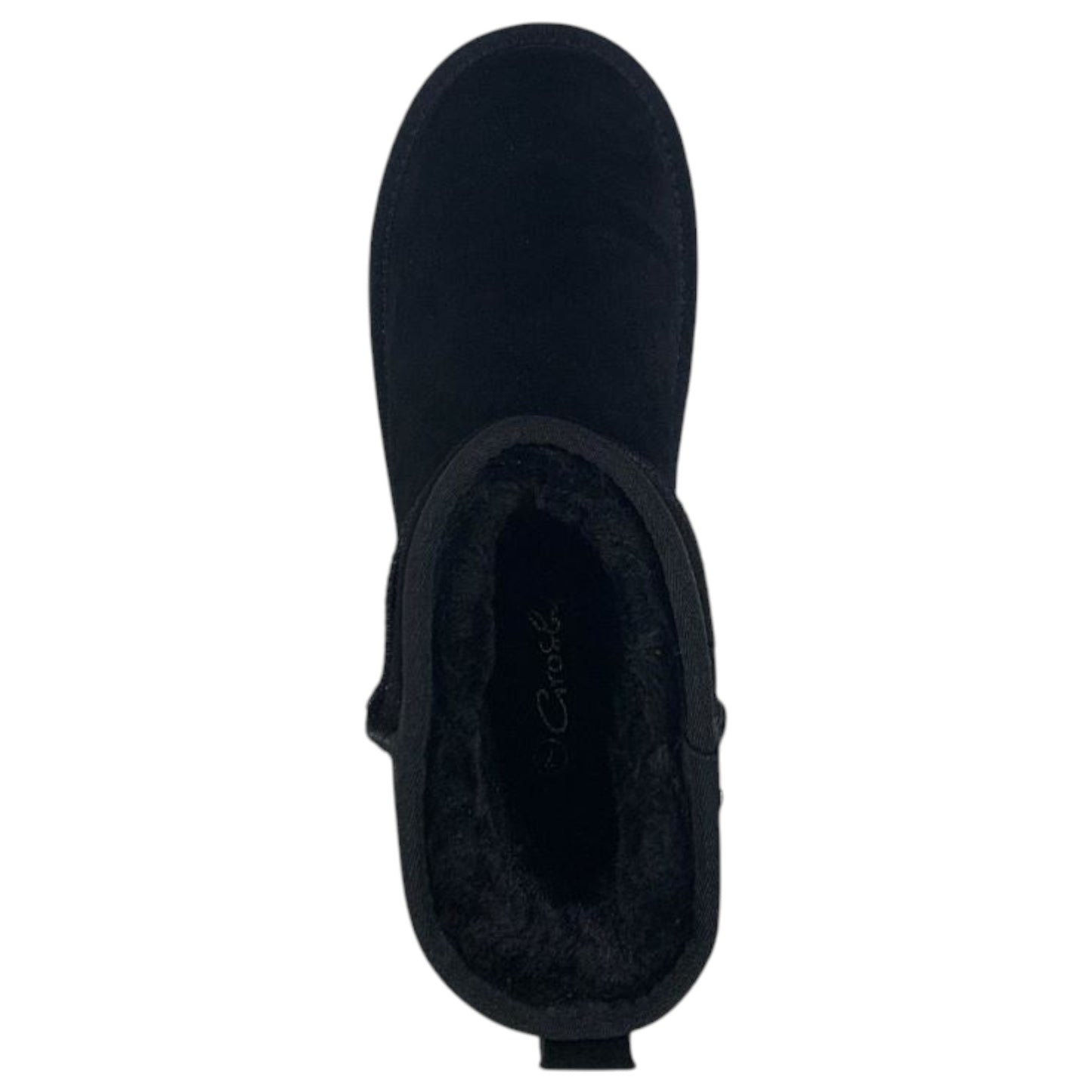 Mens Grosby Juneau Boot Slippers Black