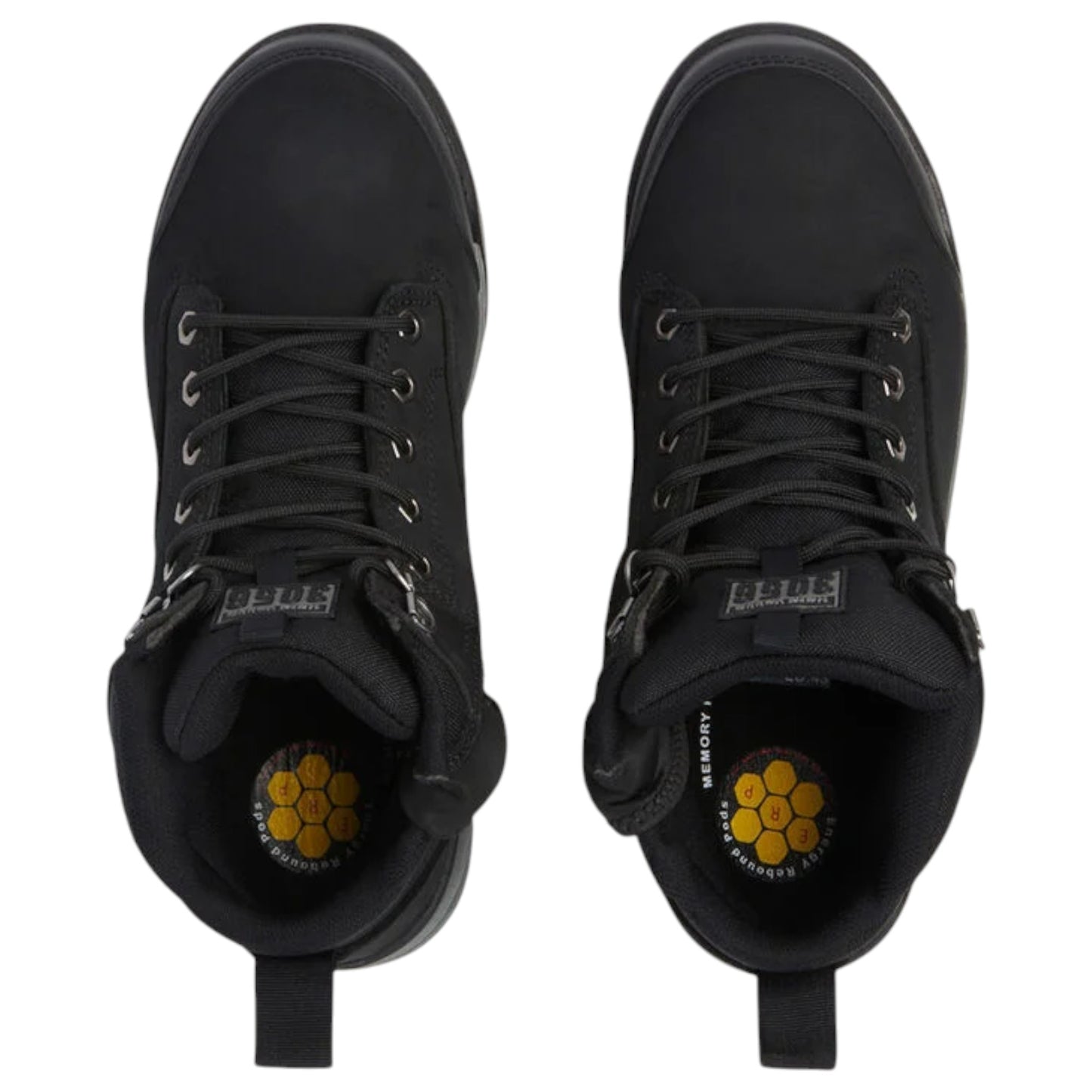 Mens Hard Yakka 3056 Lace Zip Boots Black