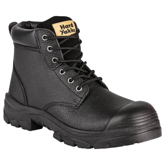 Mens Hard Yakka Gravel Boots Black