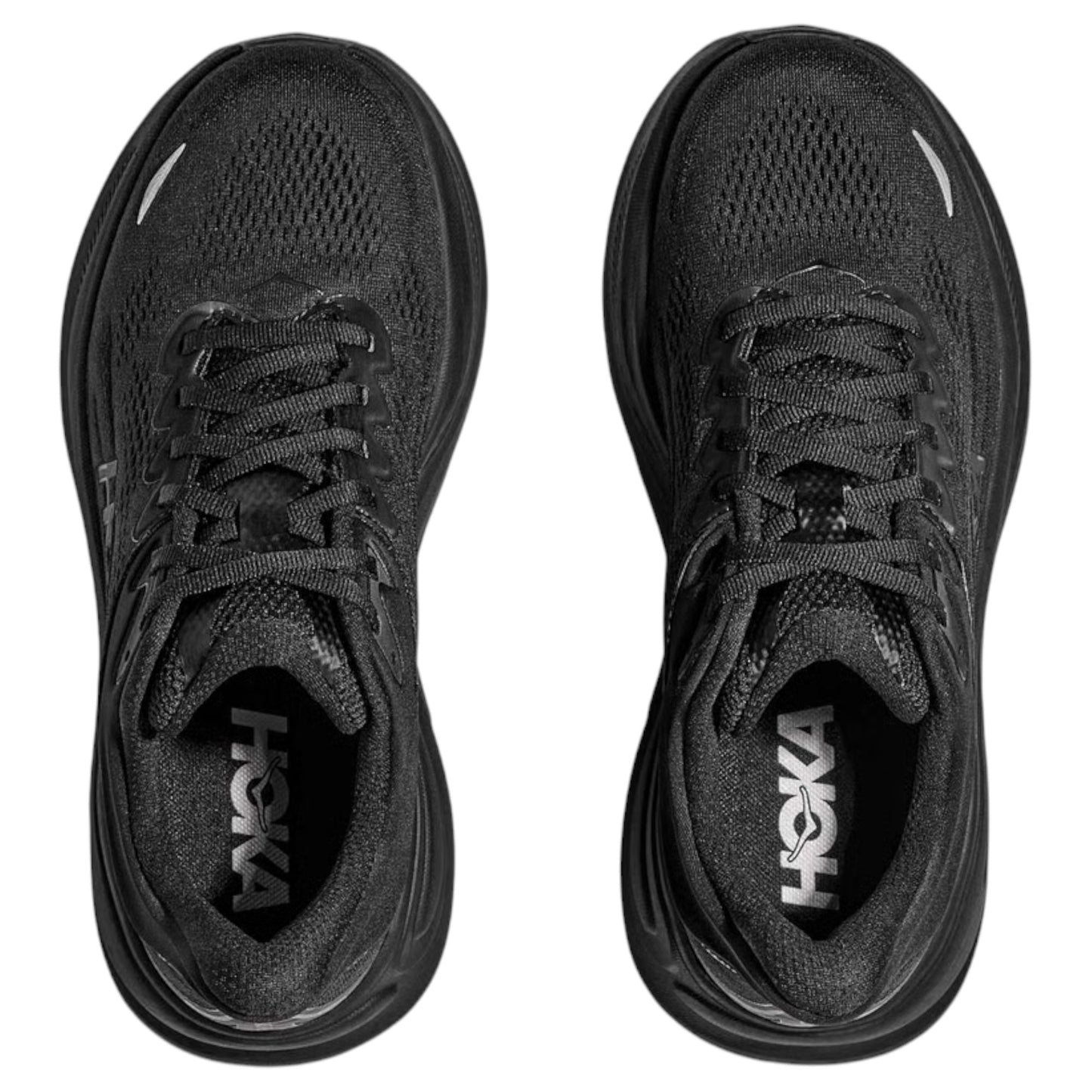 Mens Hoka Bondi 9 Shoes Black