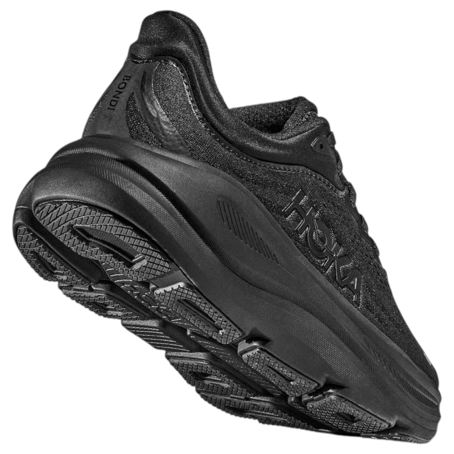 Mens Hoka Bondi 9 Shoes Black