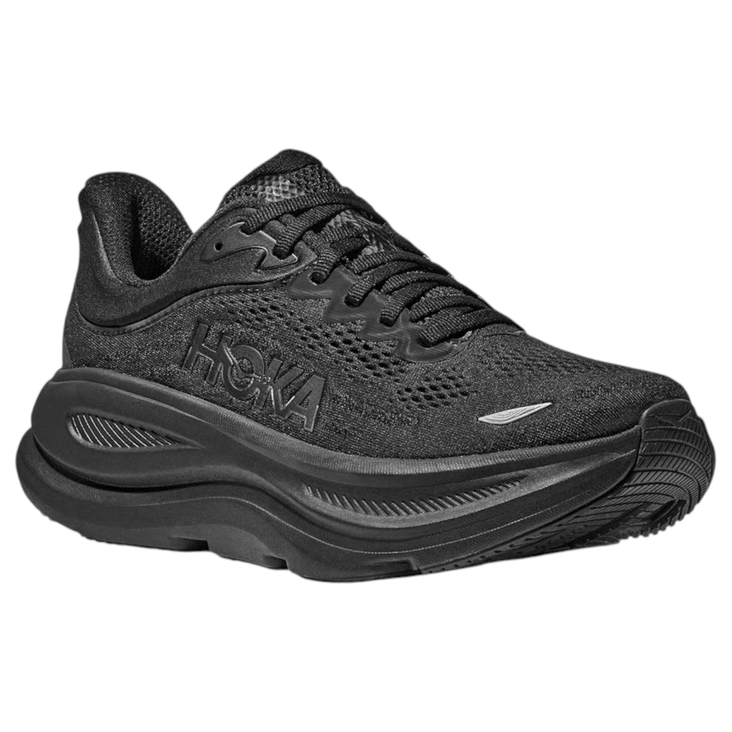 Mens Hoka Bondi 9 Shoes Black