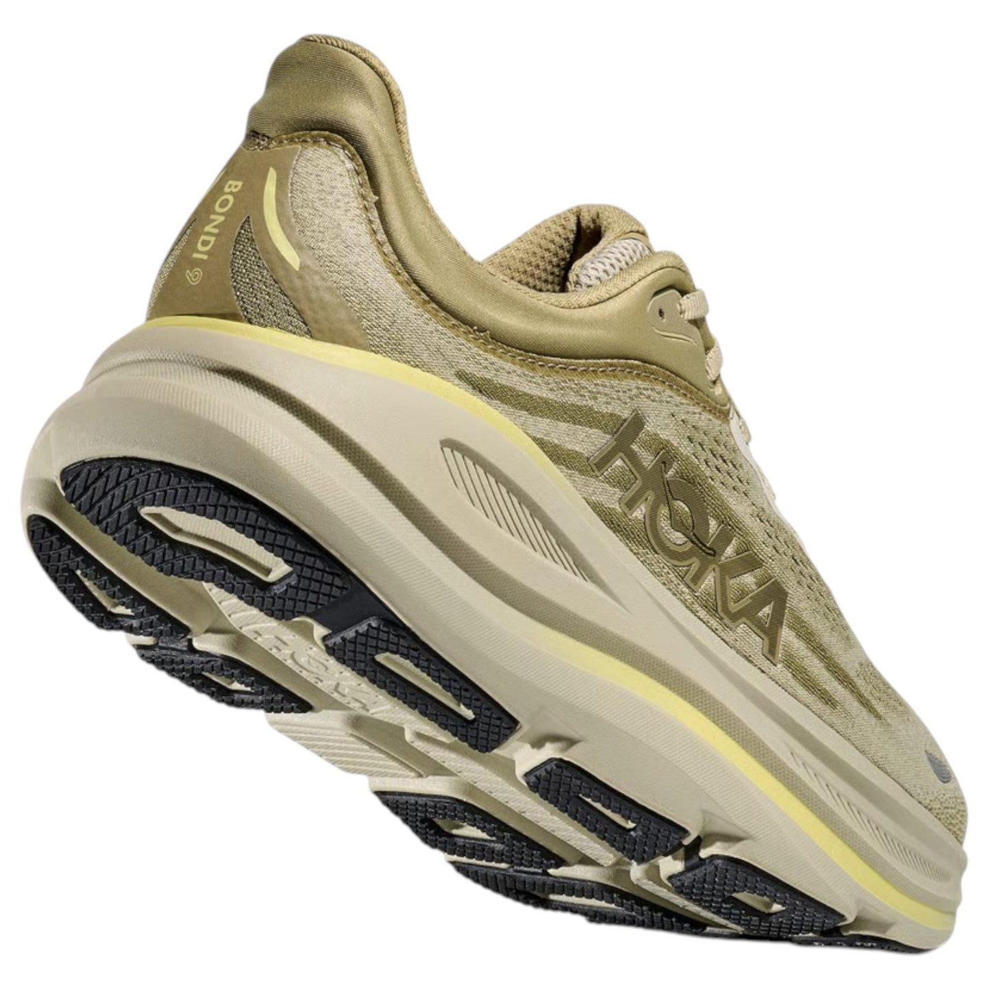Mens Hoka Bondi 9 Shoes Grassland