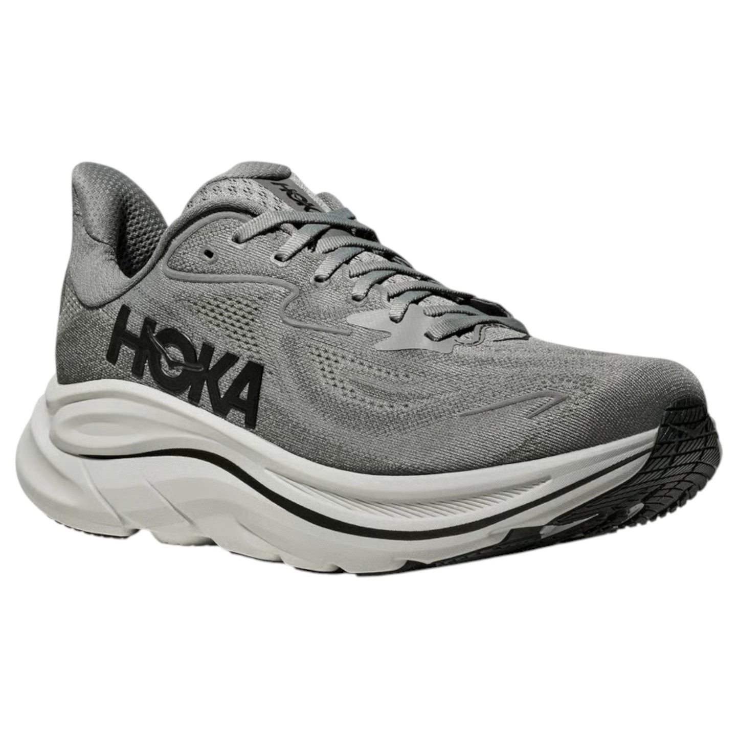 Mens Hoka Clifton 10 Shoes Galactic Grey