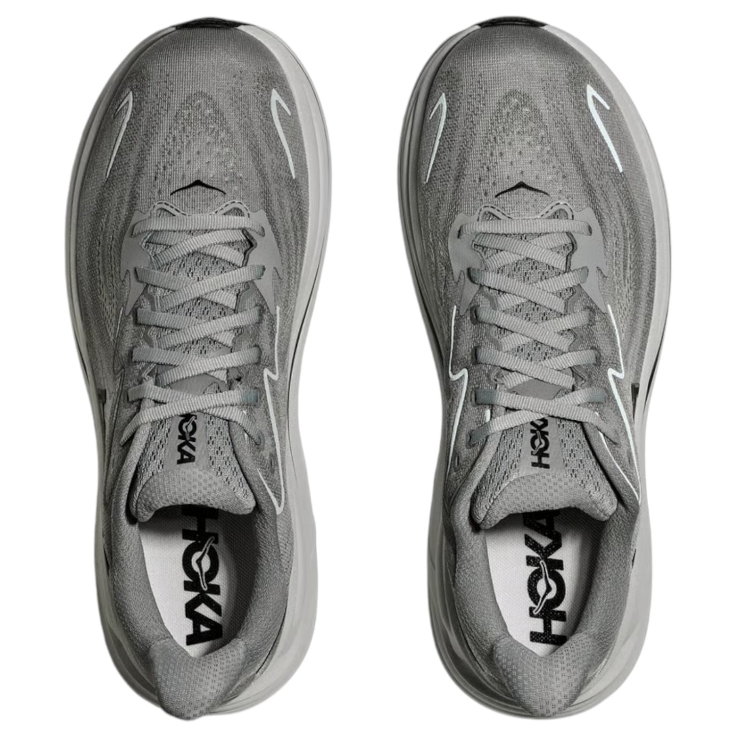 Mens Hoka Clifton 10 Shoes Galactic Grey