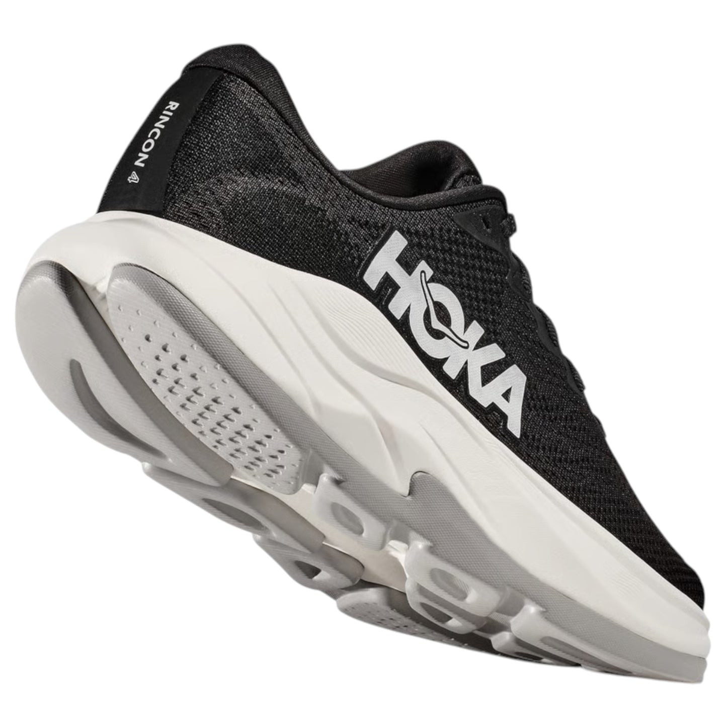 Mens Hoka Rincon 4 Shoes Black/White