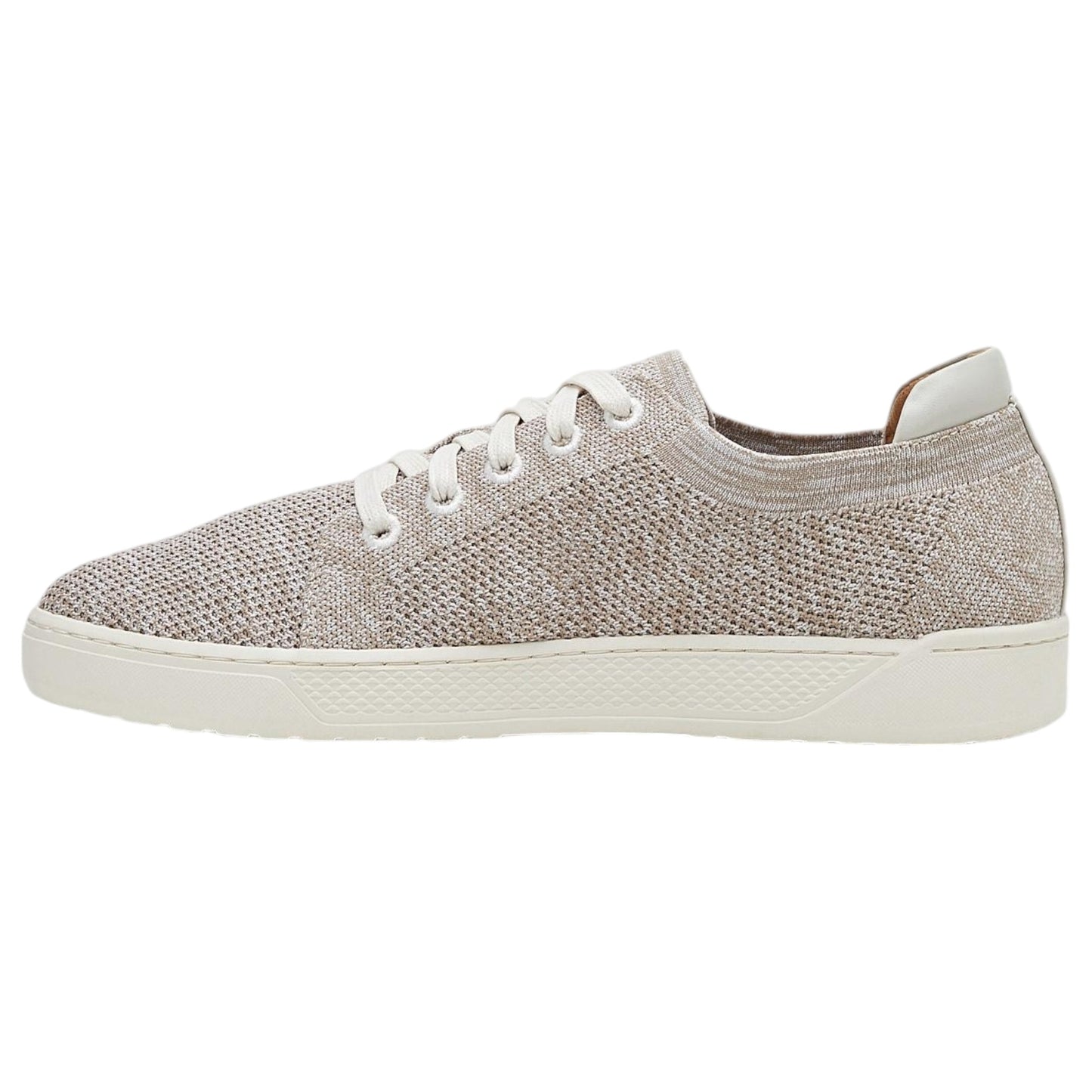 Mens Hush Puppies Allanby Shoes Oatmeal Flyknit