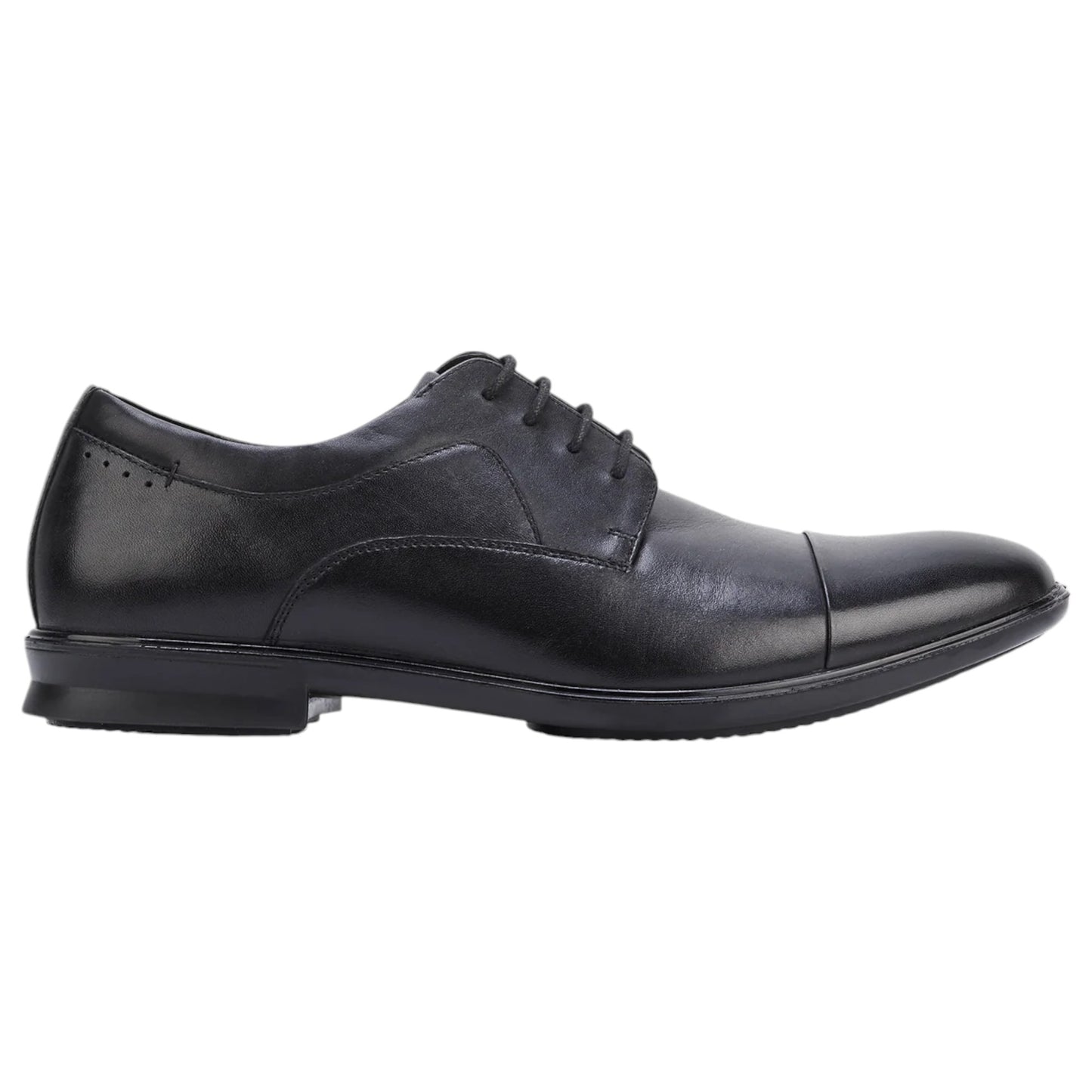 Mens Hush Puppies Cain Shoes Black