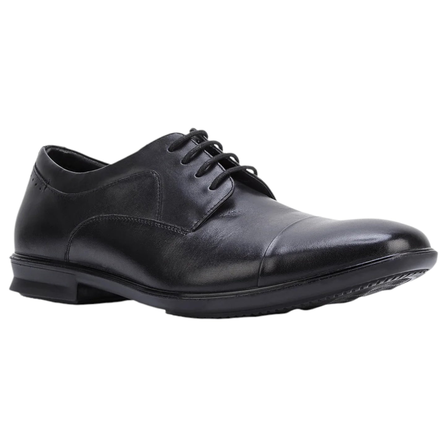 Mens Hush Puppies Cain Shoes Black