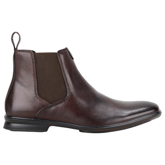 Mens Hush Puppies Chelsea Boots Mahogany
