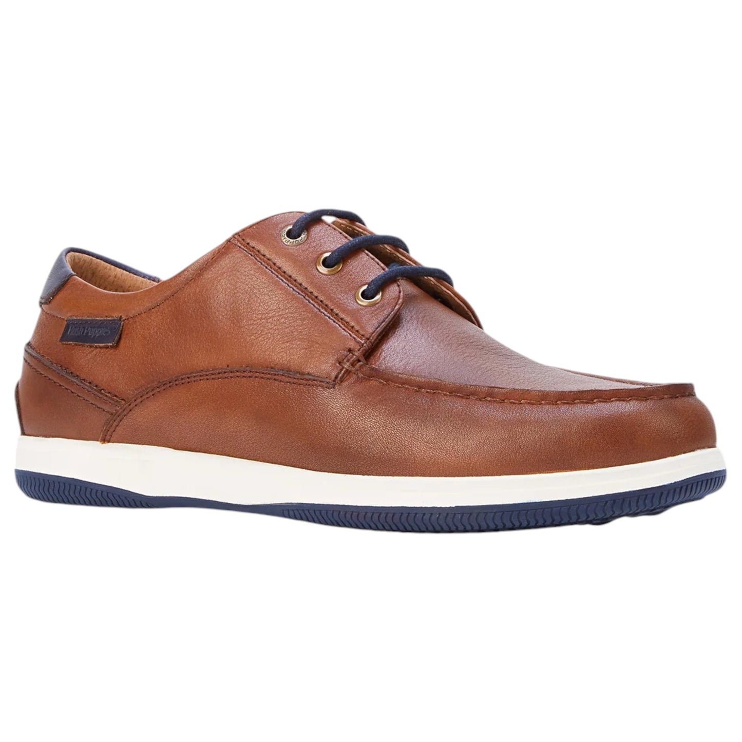 Mens Hush Puppies Dusty Shoes Dark Tan