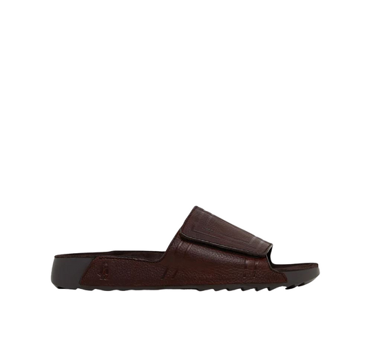 Mens Hush Puppies Hammock Slides Brown