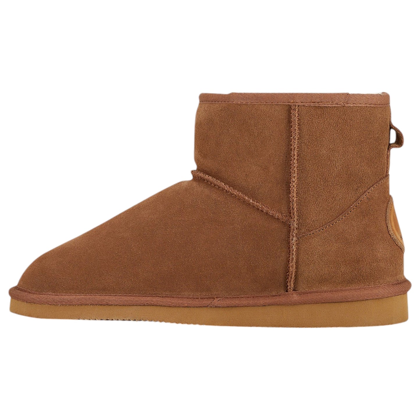 Mens Hush Puppies Lorry Boot Slippers Chestnut Suede