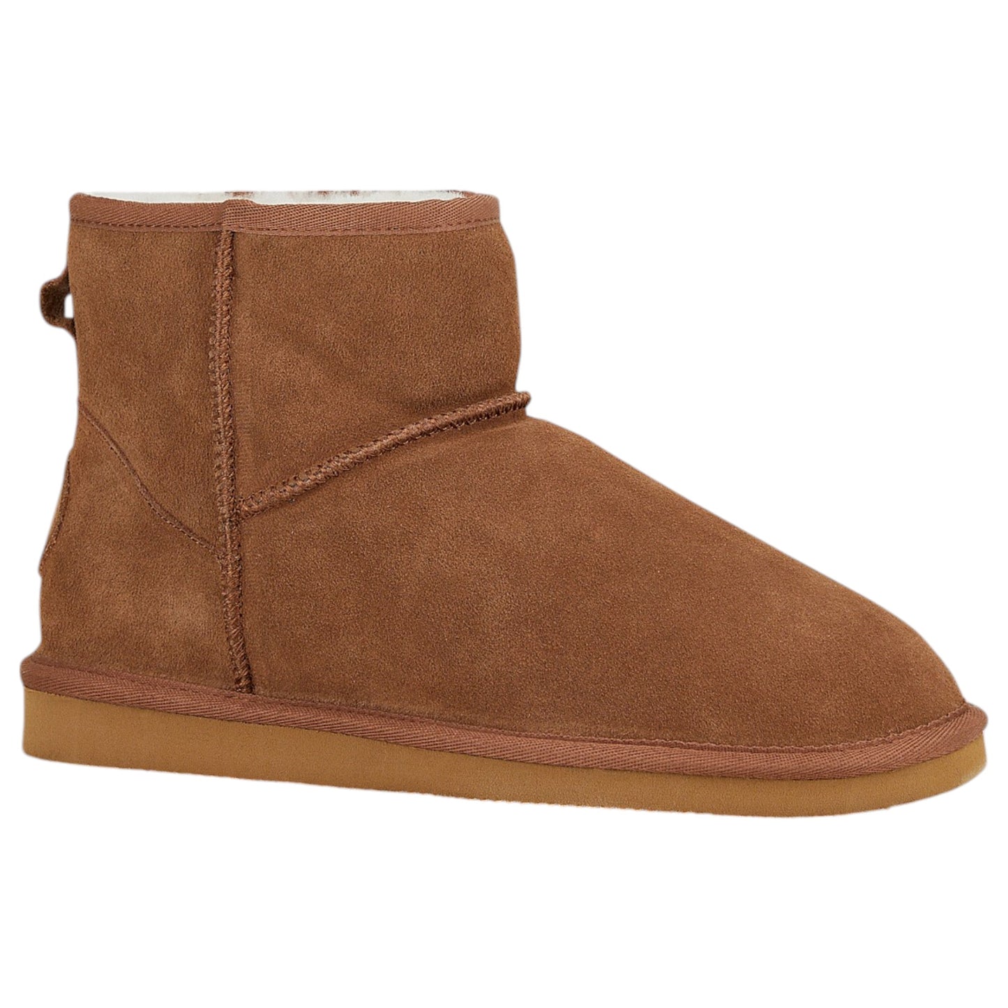 Mens Hush Puppies Lorry Boot Slippers Chestnut Suede