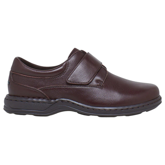 Mens Hush Puppies Sawyer Shoes Brown