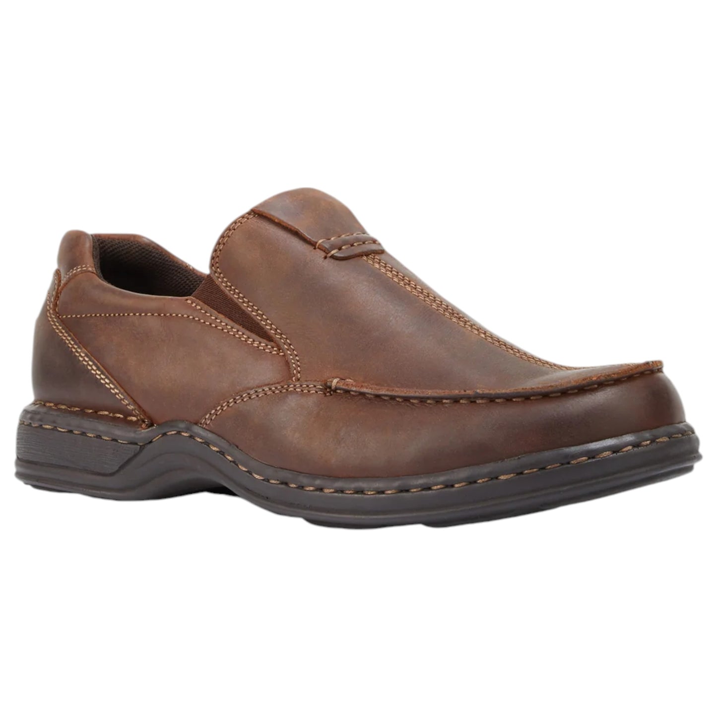 Mens Hush Puppies Sawyer Shoes Brown