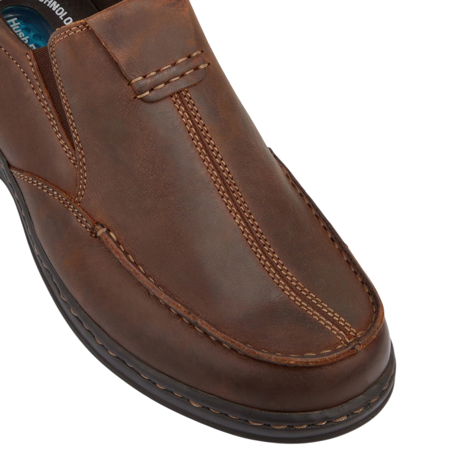 Mens Hush Puppies Sawyer Shoes Brown