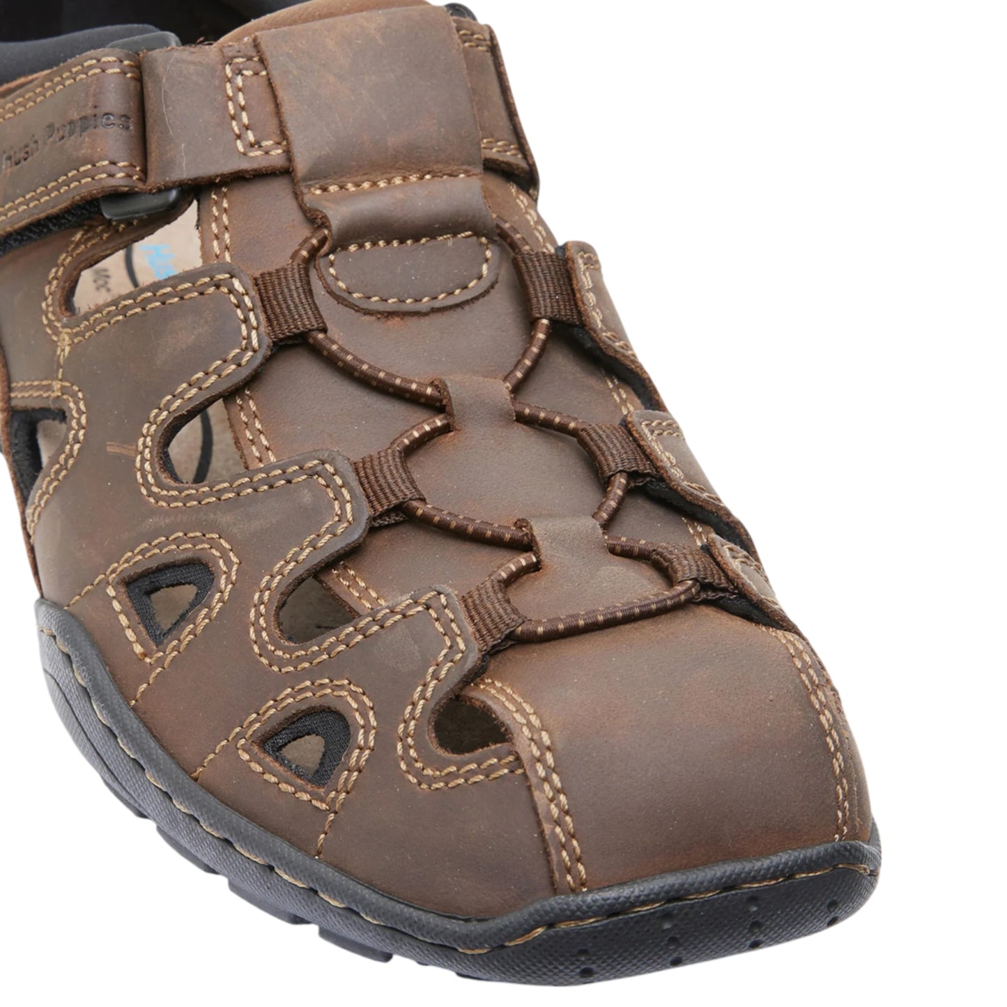Mens Hush Puppies Sentry Sandals Brown