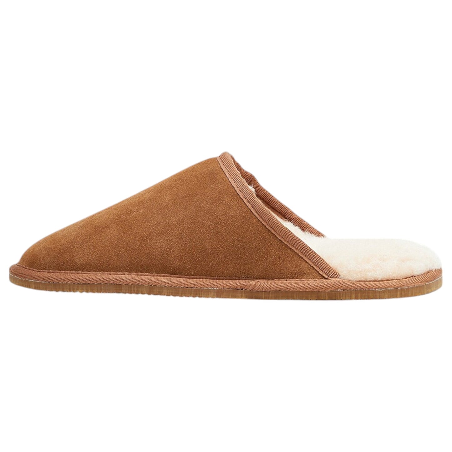 Mens Hush Puppies Sled Slippers Chestnut