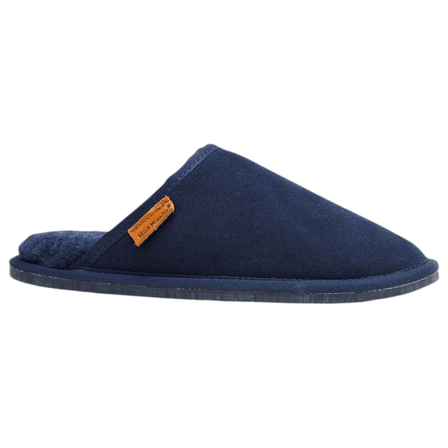 Mens Hush Puppies Sled Slippers Navy