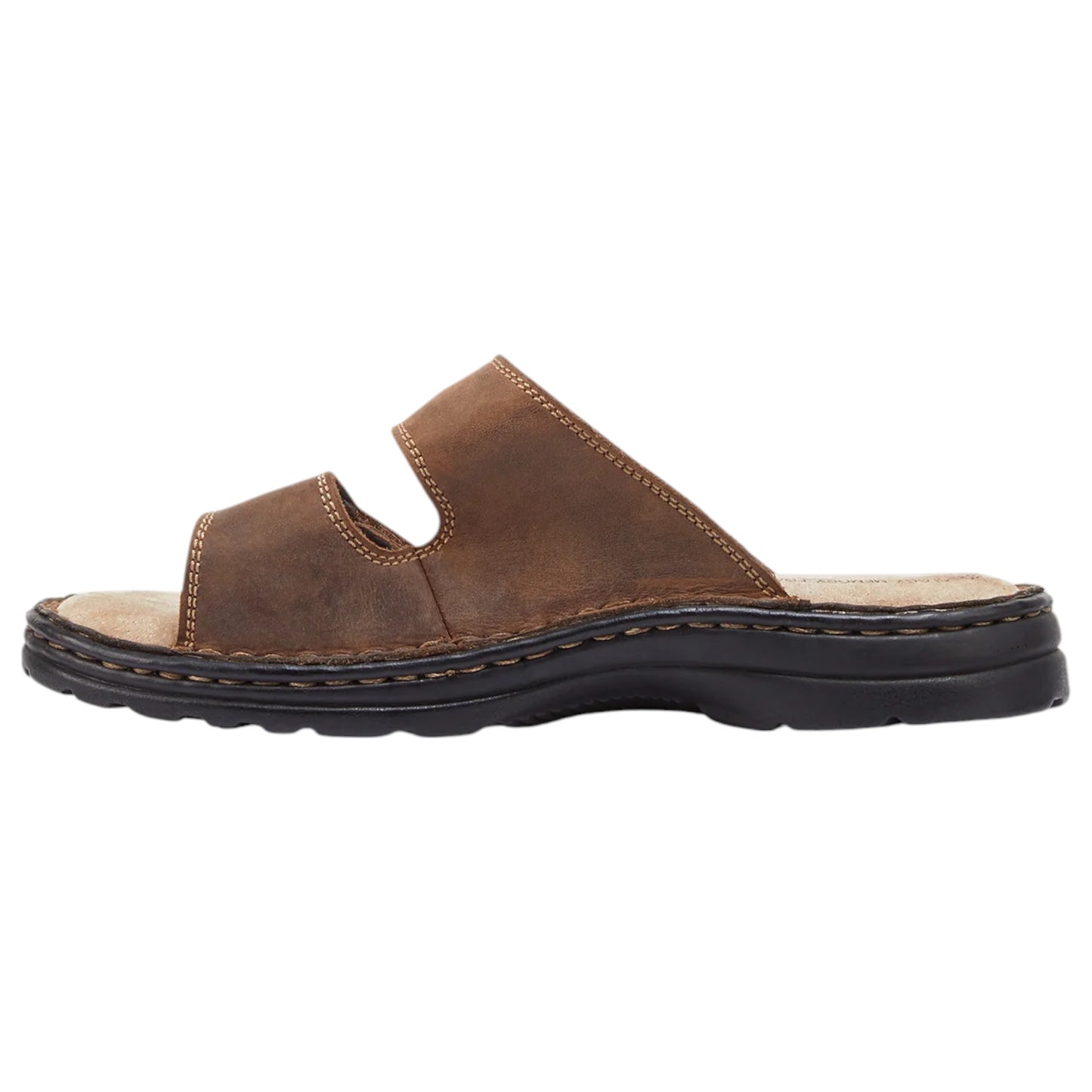 Mens Hush Puppies Slider Sandals Brown