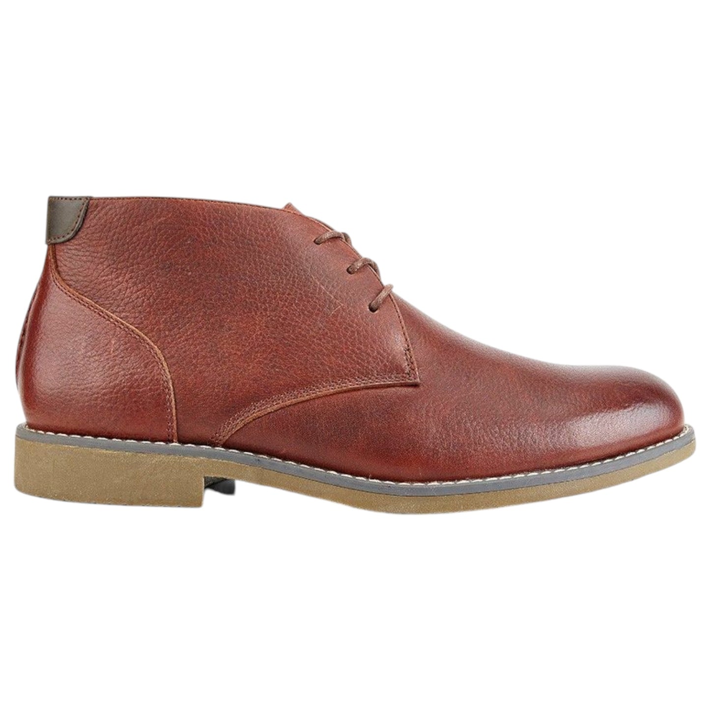 Mens Hush Puppies Terminal Boots Dark Brown Tumbled