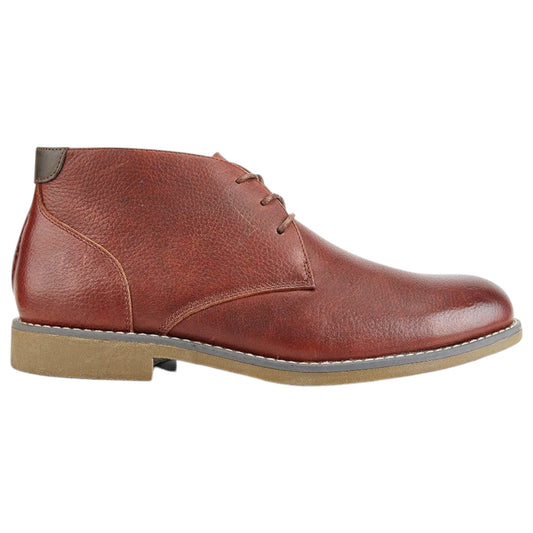 Mens Hush Puppies Terminal Boots Dark Brown Tumbled