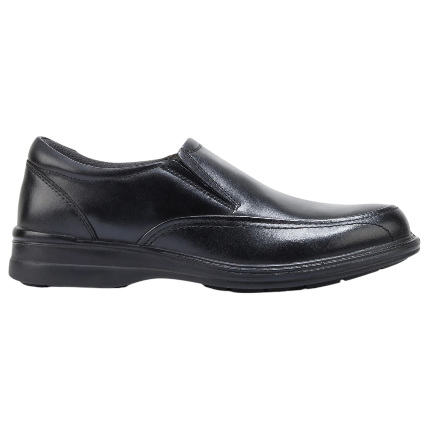 Mens Hush Puppies Transit Shoes Black