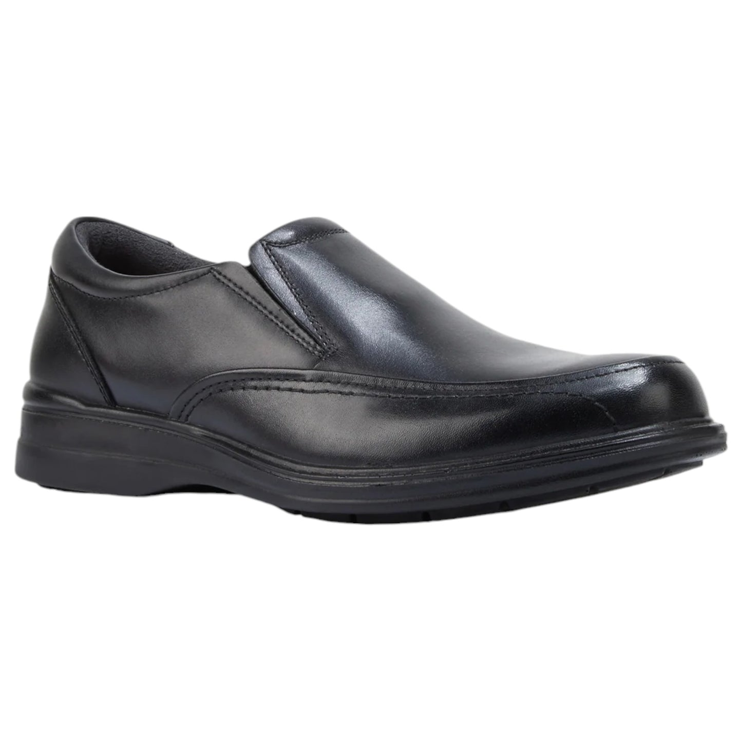 Mens Hush Puppies Transit Shoes Black