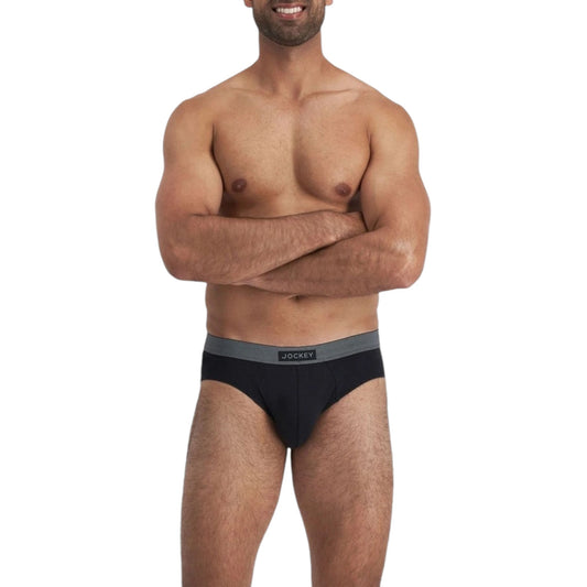 3 Pack Mens Jockey Comfort Classics Briefs Underwear Black