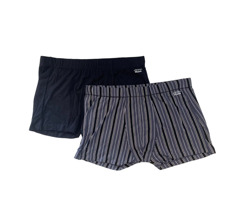 2 Pack Mens Jockey Skants Trunks Underwear Multi