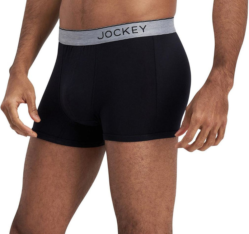 5 x Jockey Super Soft Modal Trunk Underwear Black Undies