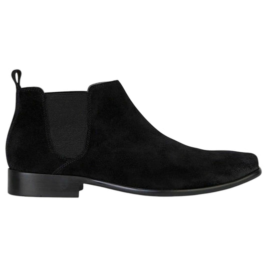 Mens Julius Marlow Kick Boots Black Suede