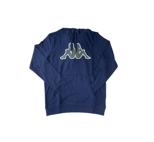 Mens Kappa Tarvit Logo Sweatshirt 922 Pullover Jumper Blue/Grey