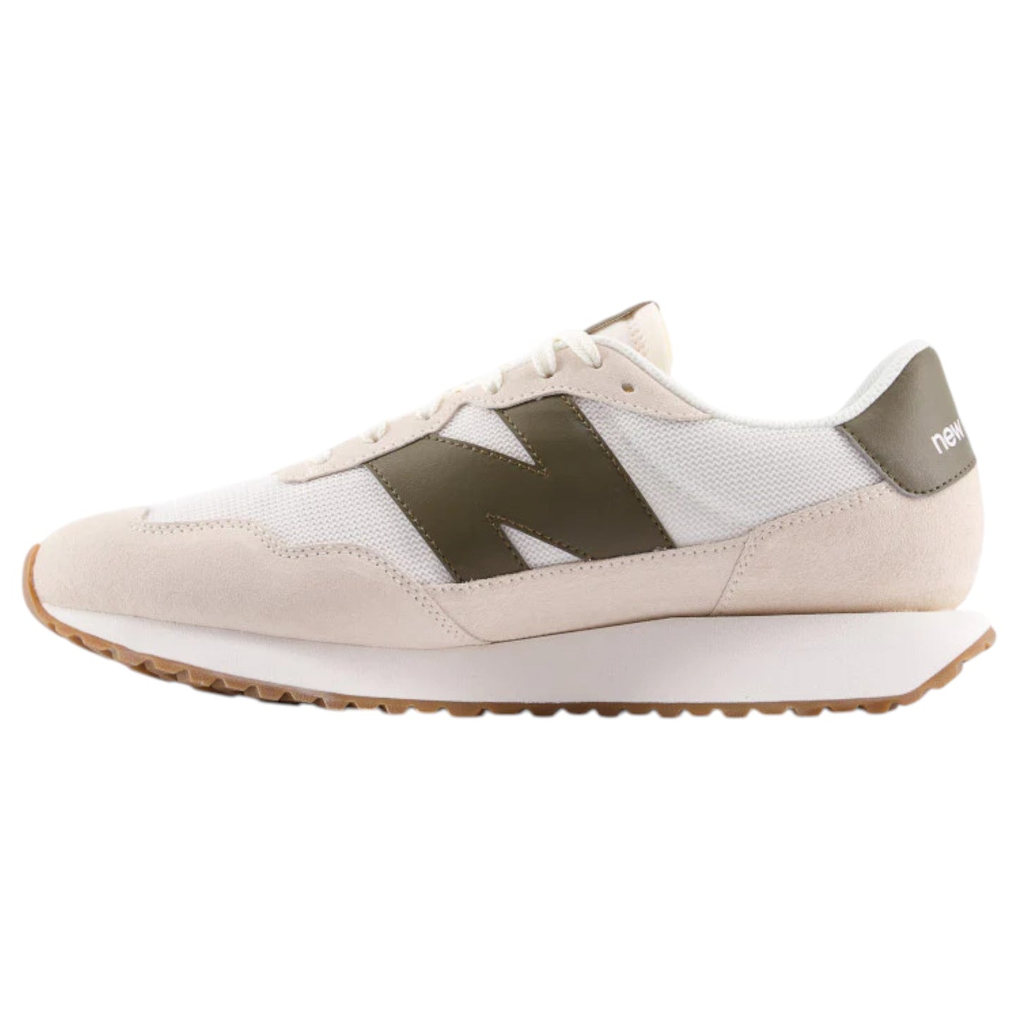 Mens New Balance 237 Shoes White/Olive