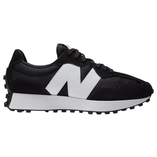 Mens New Balance 327 Shoes Black/White