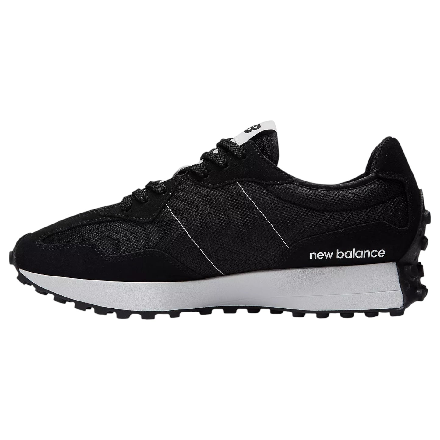 Mens New Balance 327 Shoes Black/White