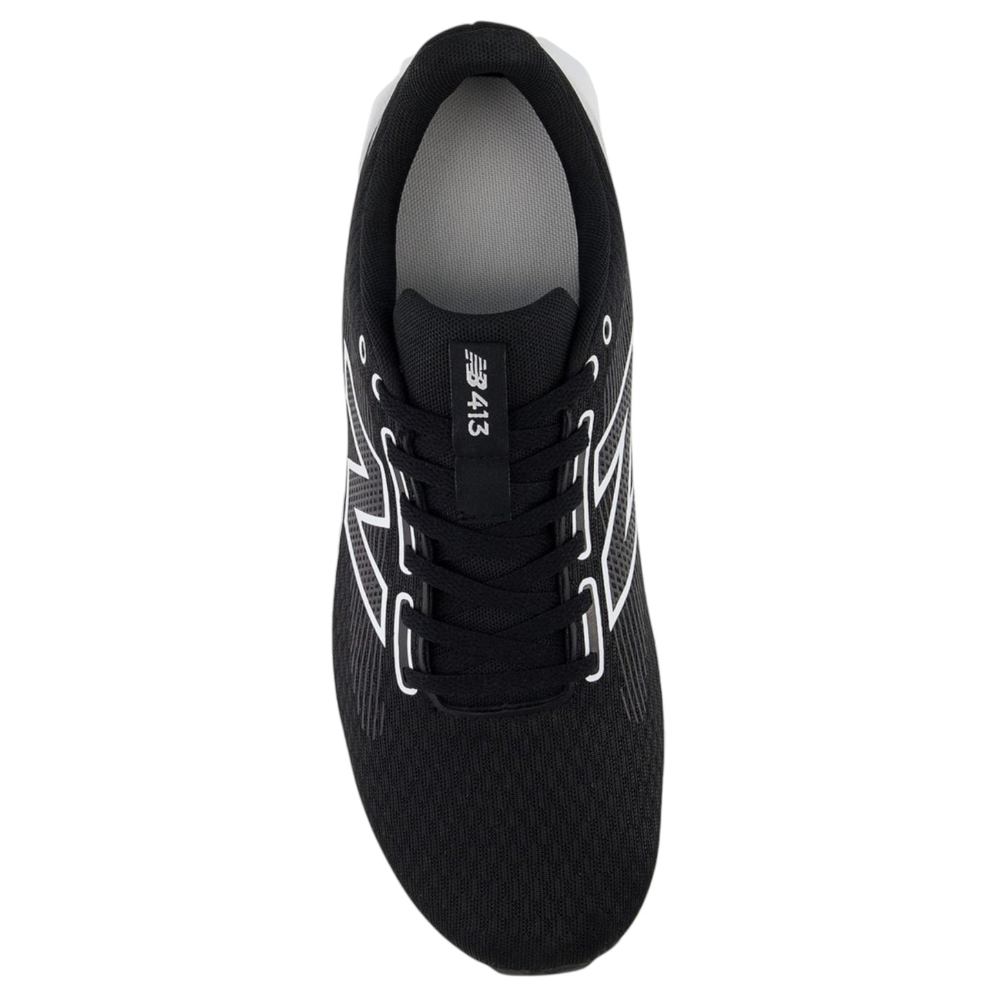 Womens New Balance 413 Shoes Black/White
