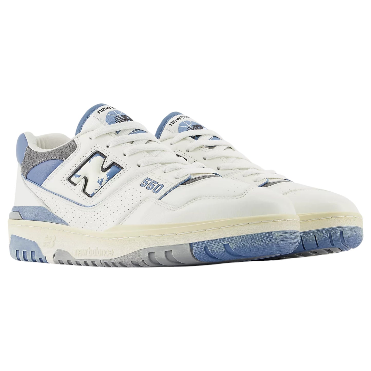Mens New Balance 550 Shoes White/Blue